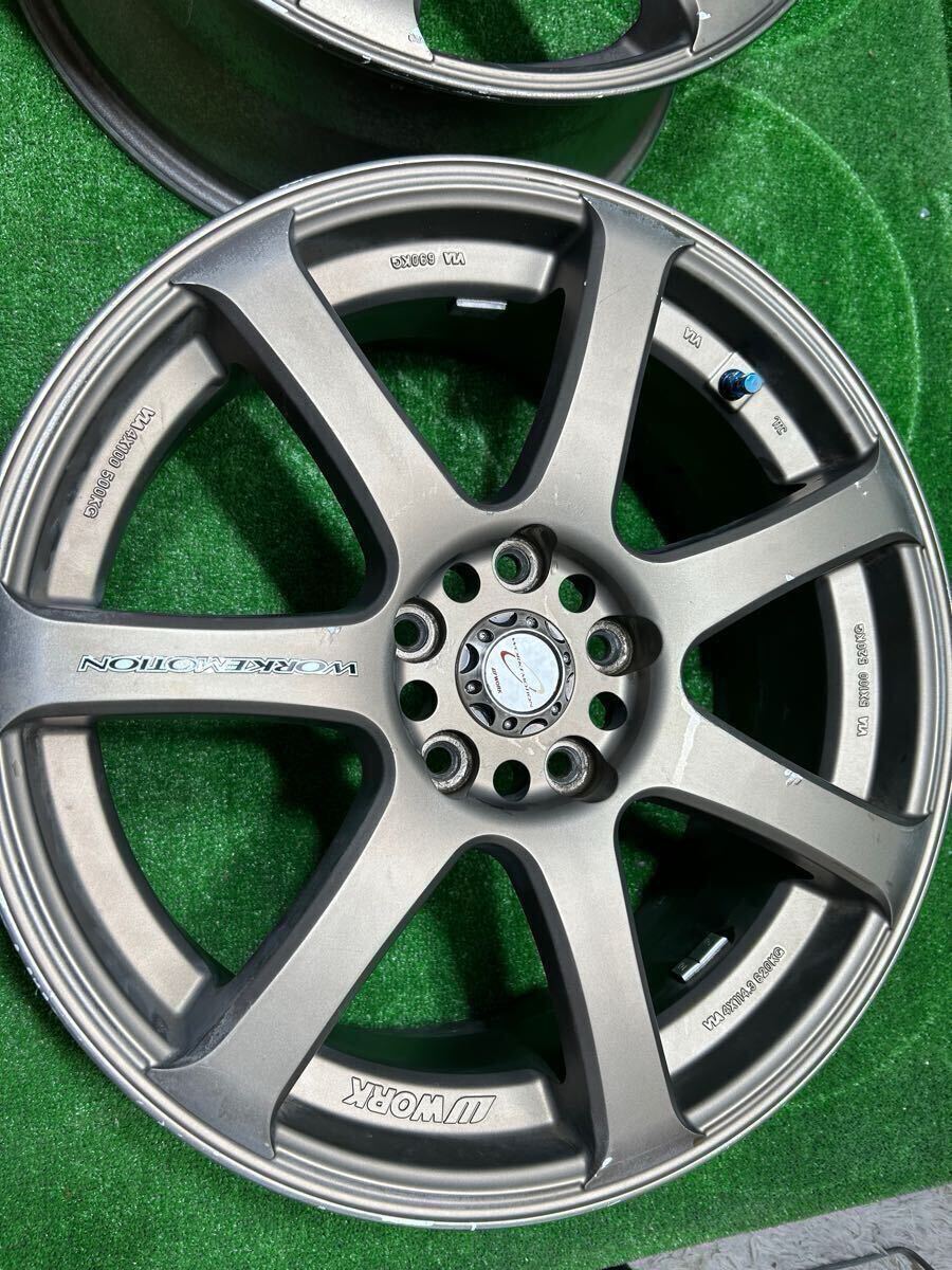 18インチ ワークエモーションXT7 4本 - 車のパーツ 18インチ ワークエモーションXT7 4本 - 車のパーツ