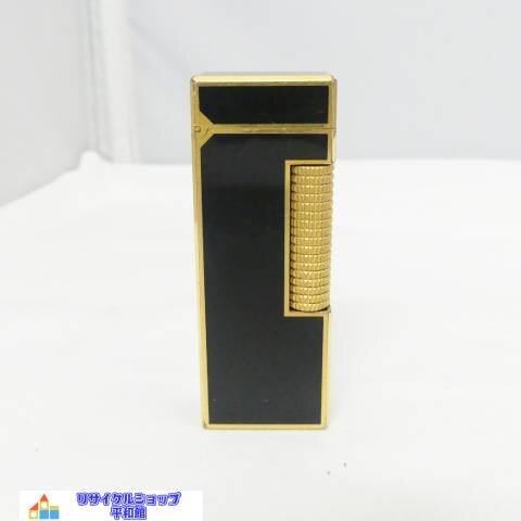 dunhill ダンヒル　ライター　黒/ゴールド　喫煙グッズ