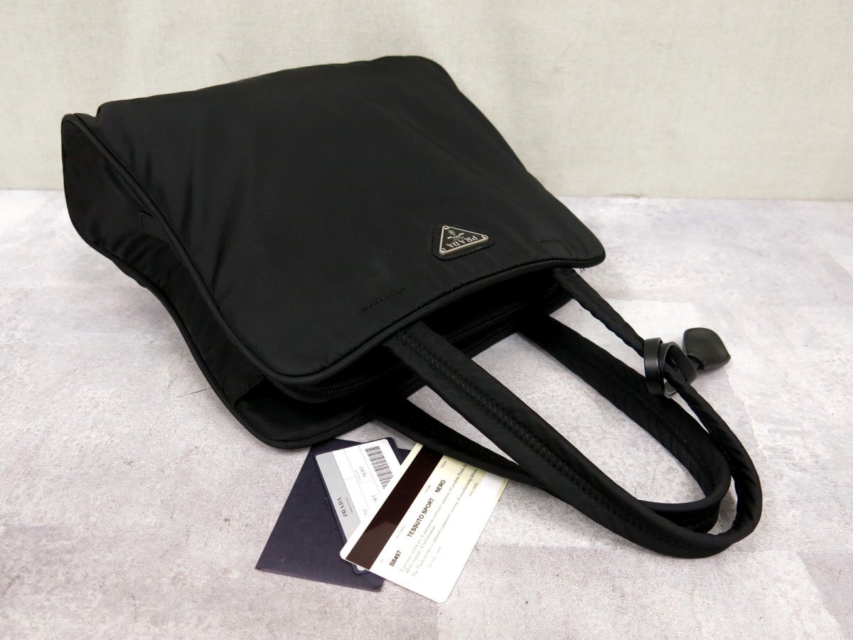 ●超美品●PRADA プラダ●ポコノ ナイロン カーフ レザー 本革●ミニ リュック サック●黒●SV金具●イタリア製●ヴィンテージ●Js29695 ●超美品●PRADA プラダ●ポコノ ナイロン カーフ レザー 本革●ミニ リュック サック●黒●SV金具●イタリア製●ヴィンテージ●Js29695