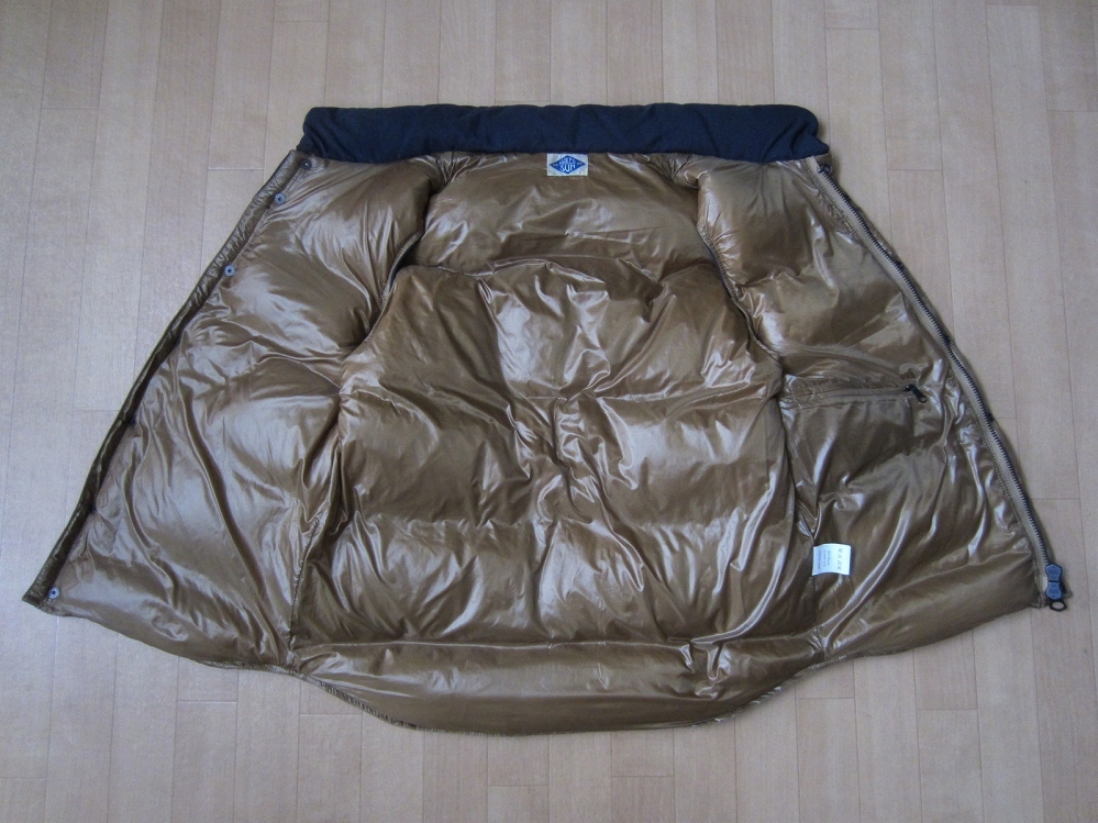 2024新商品 2400円 NAKED SUN 60 40 クロス 2トーン ダウン ベスト S ダウン