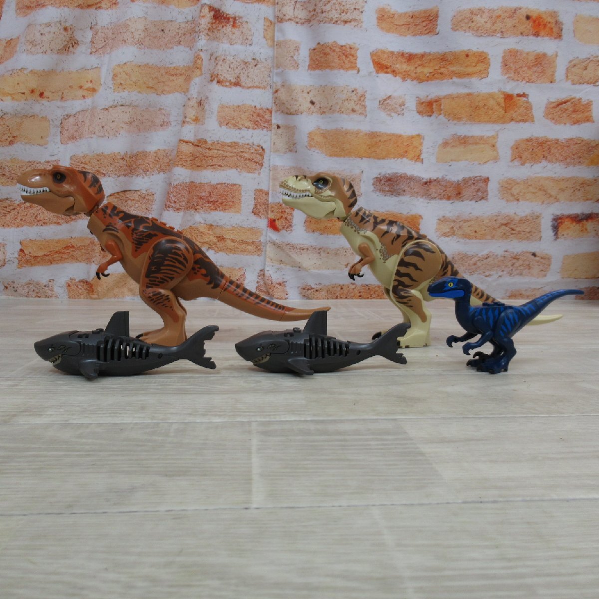 TC2244/LEGO ティラノサウルス T-REX Tレックス サメ 恐竜 まとめ