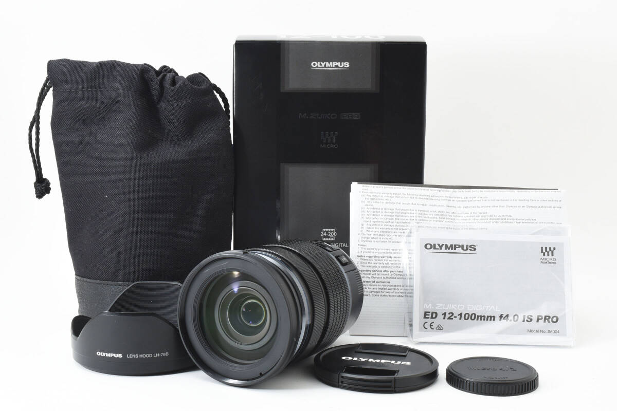 美品・動作確認済　Olympus　M.ZUIKO DIGITAL ED 12-100mm F4 IS PRO 元箱付　NO.208