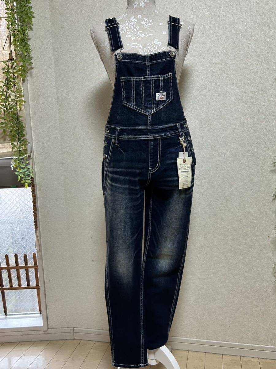 新品11000円【RODEO CROWNS★ロデオクラウンズ】 デニムオーバーオール・ストレッチ入り・Sサイズ