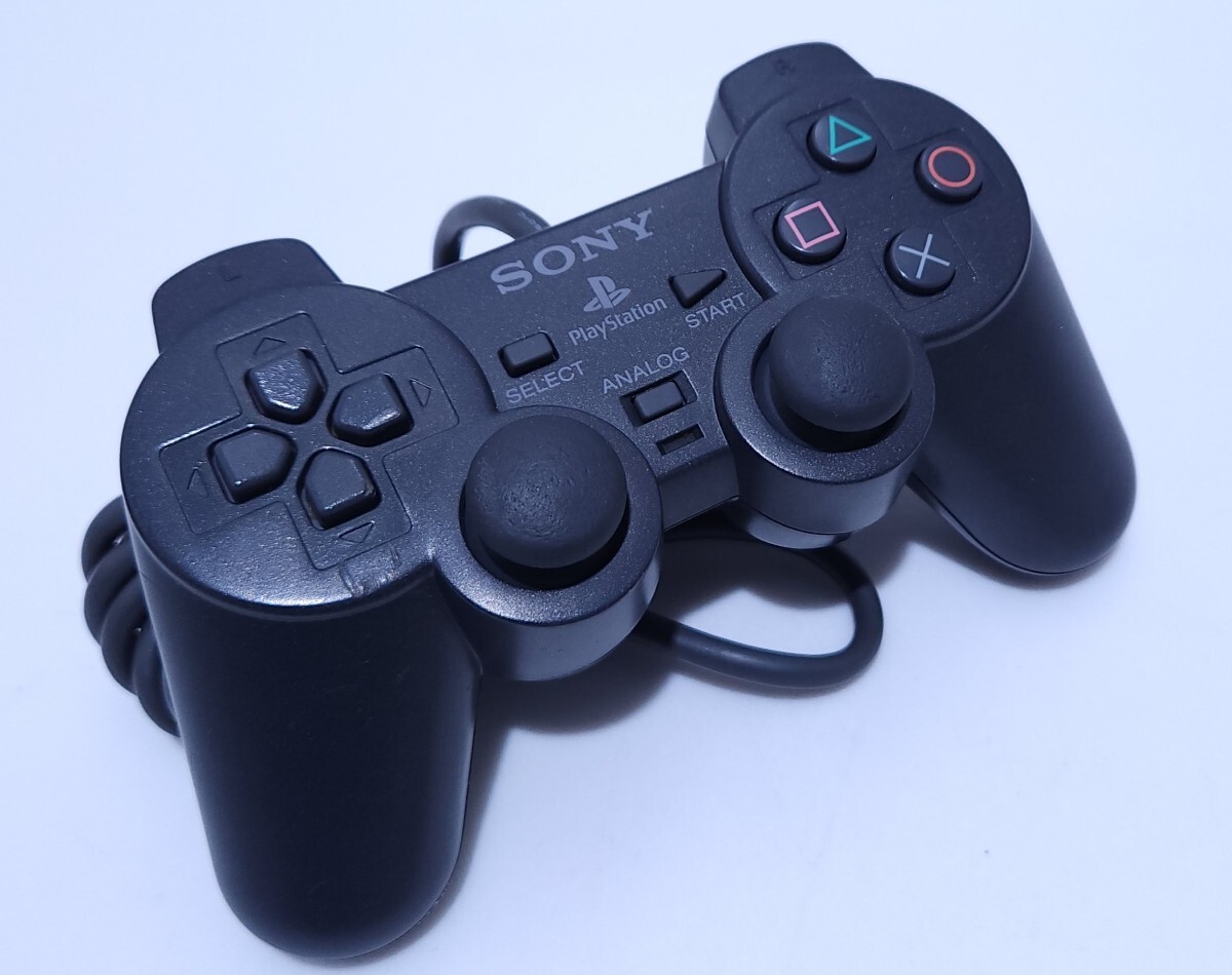 動作品 SONY ソニー プレイステーションPS1コントローラ デュアルショック 動作確認済み SCPH-1200 希少品(A-29)