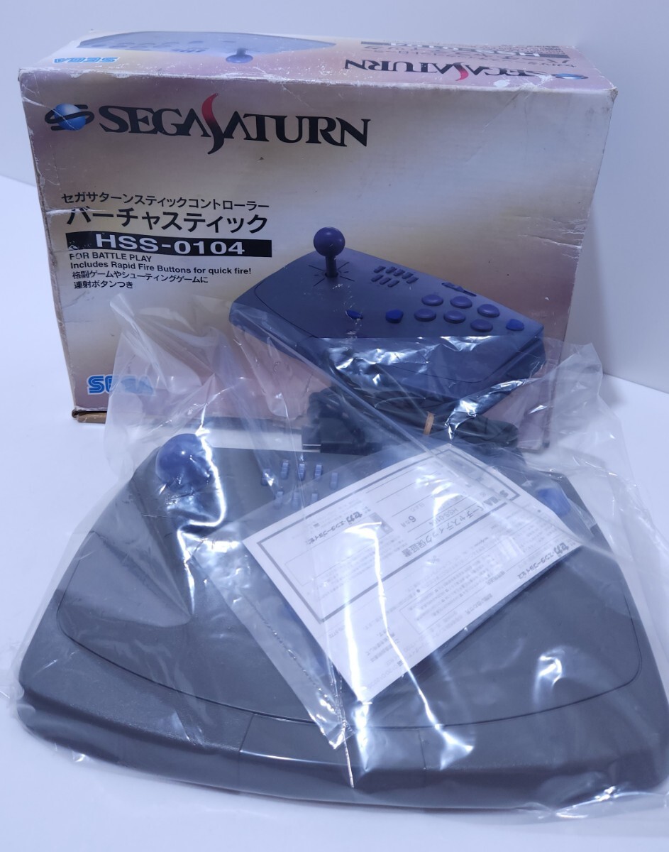 SS Sega Saturn SEGA SATURN палочка контроллер береза . палочка HSS-0104 с ящиком редкий товар работоспособность не проверялась суммировать (A-67)