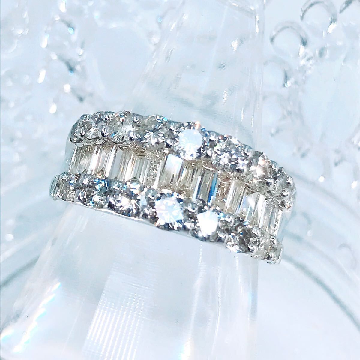 2 00ct ダイヤモンドリング PT900 ダイヤ 2ct エタニティ 2種 2 00ct ダイヤモンドリング PT900 ダイヤ 2ct エタニティ 2種