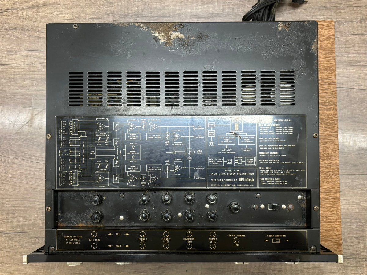3441 品 オーディオ機器 プリアンプ Mcintosh C28 3441 品 オーディオ機器 プリアンプ Mcintosh C28