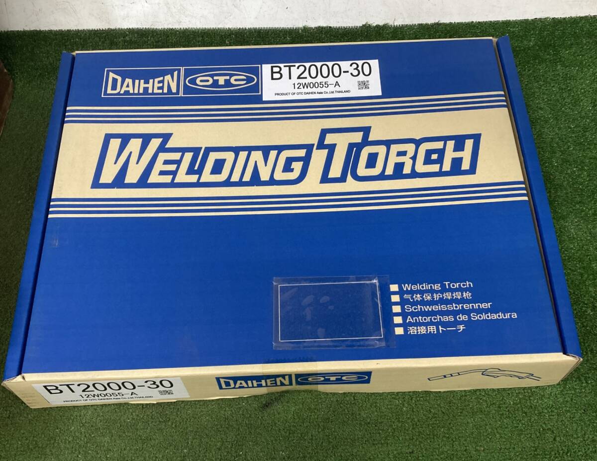 【未使用品】ダイヘン CO2/MAG溶接 ブルートーチ 小型ハンドルタイプ 200A 3m長 BT2000-30 溶接用トーチ部品 ITEJZ09ZRLTK