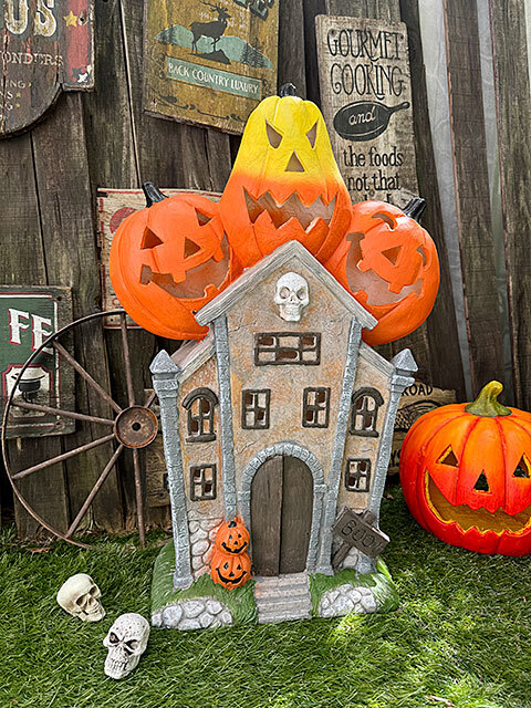ハロウィン　ホーンテッドマンション　ガーデンオブジェ　高さ76cm　単品 ■ アメリカ雑貨 アメリカン雑貨