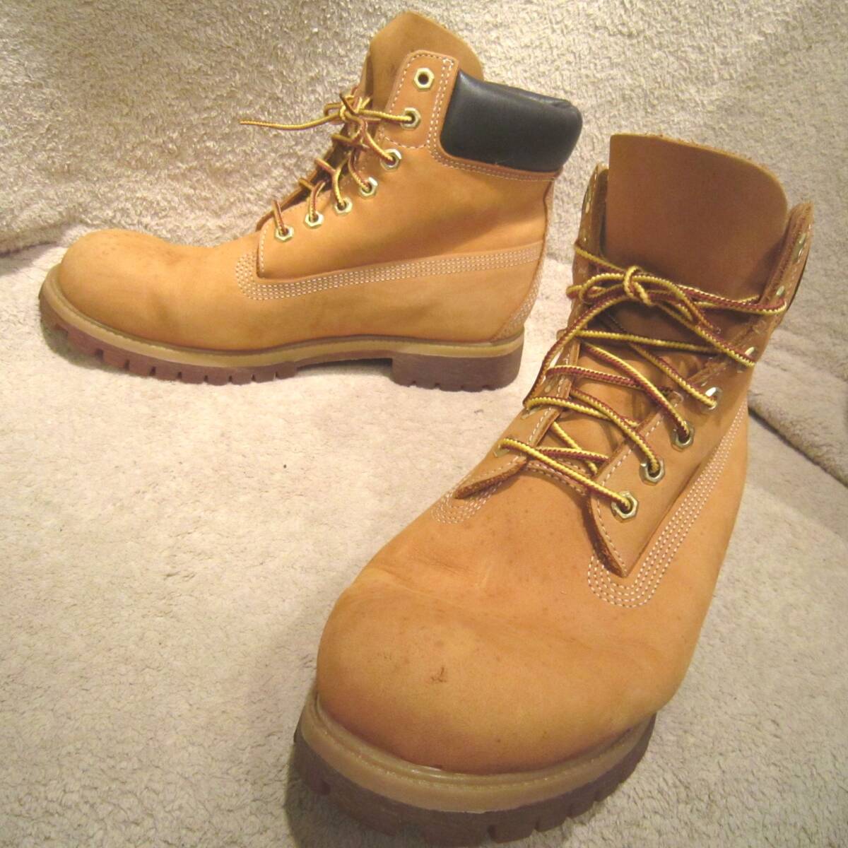 ティンバーランド　イエローブーツ　　9　約27㎝　　　　　　Timberland　7ホールブーツ　本革スエード　　wj2410d