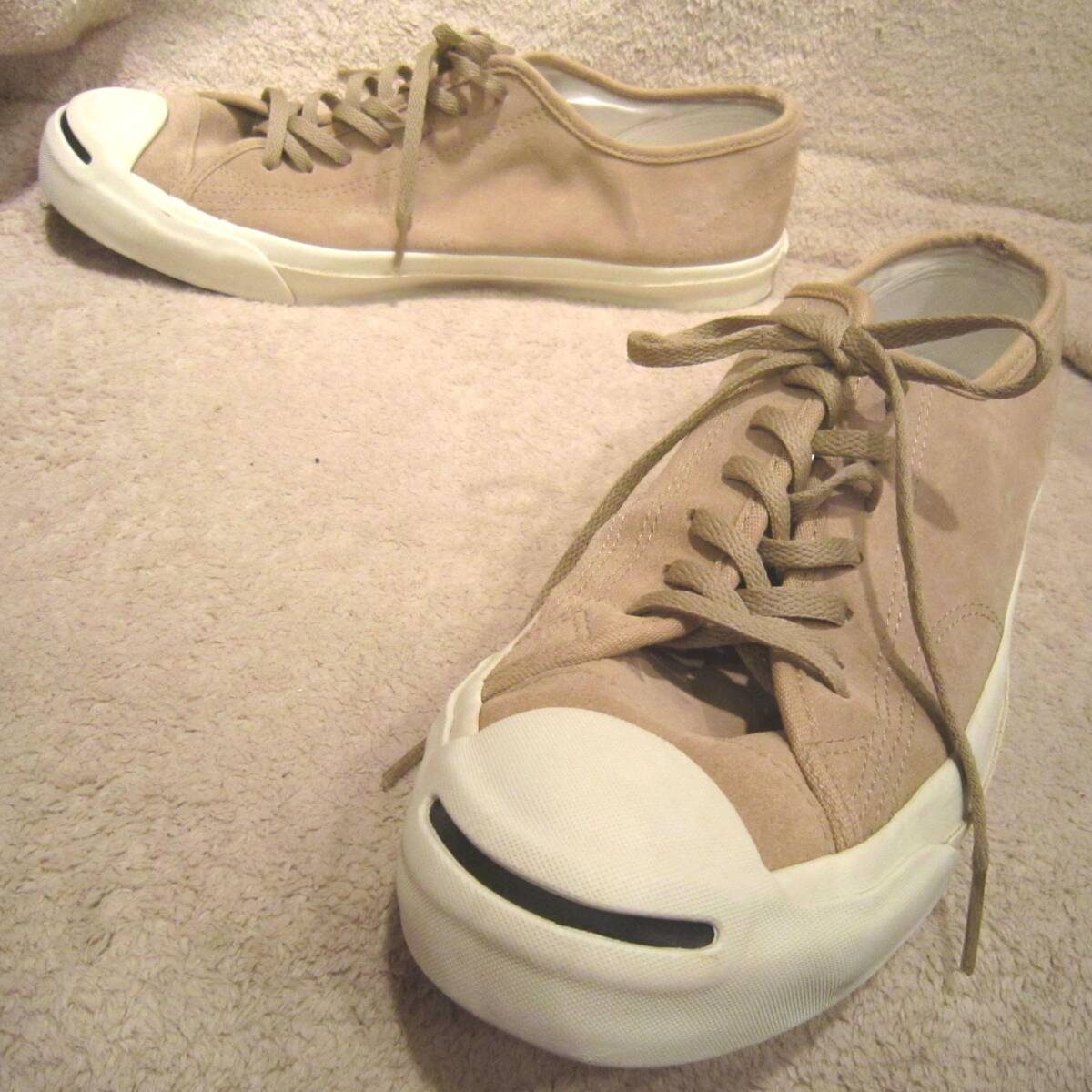 コンバース ジャックパーセル スエード モカシン（1CK863）ベージュ　28㎝ US9.5　 　　　 converse JACK PURCELL SUEDEMOCCASIN　 wj2410d