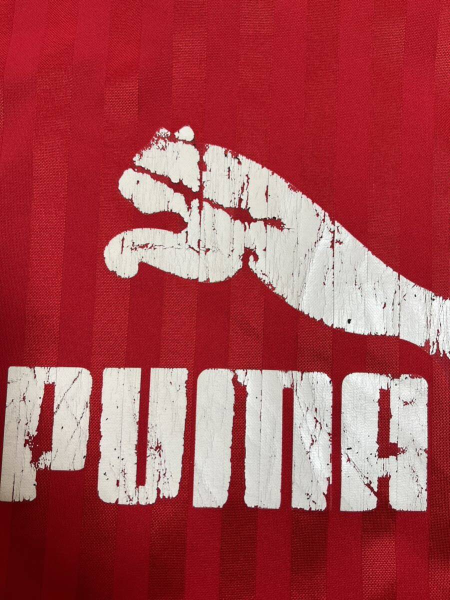 レア PUMA プーマ ラインジャージ トラックジャケット 赤 白 レア PUMA プーマ ラインジャージ トラックジャケット 赤 白