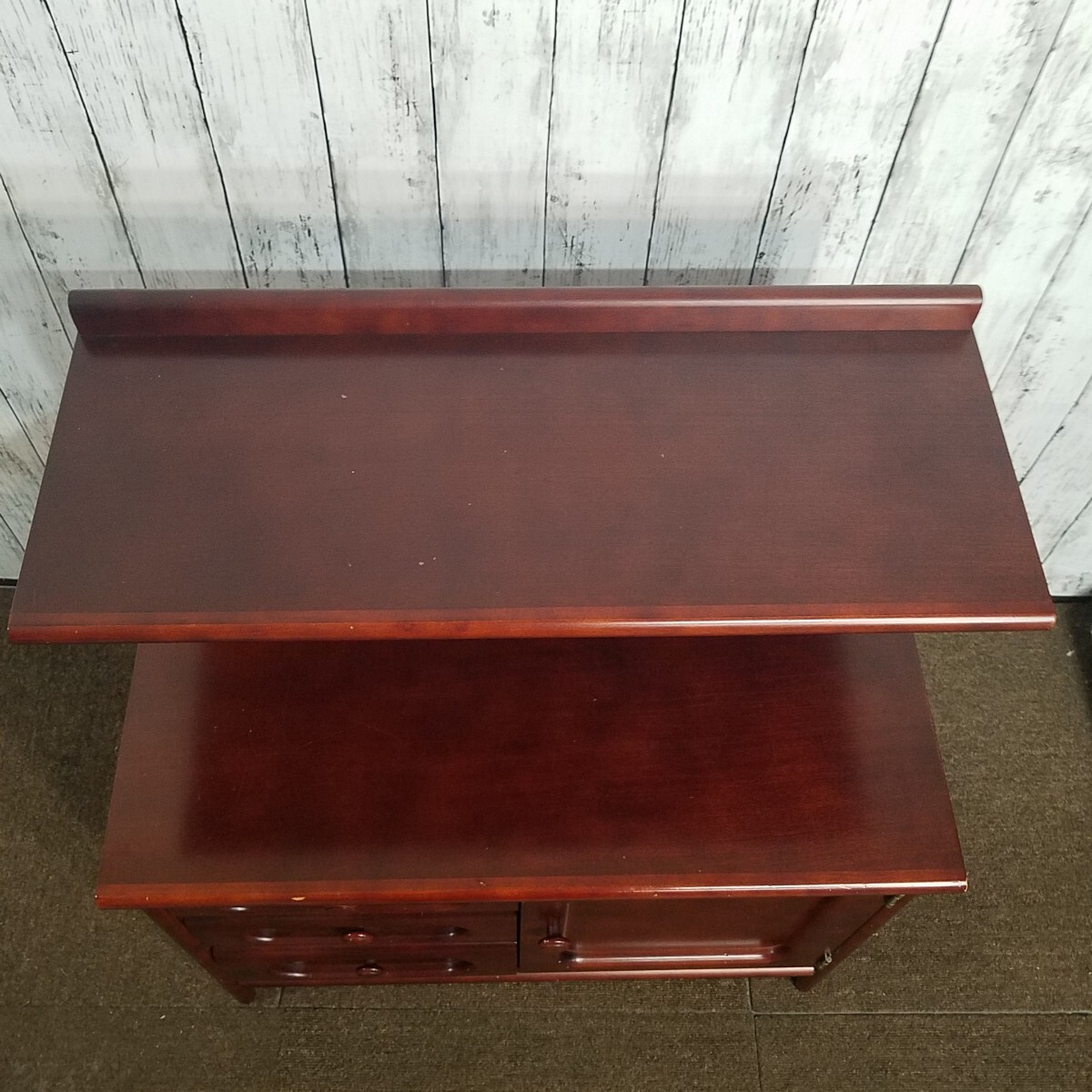 オールドカリモク FURNITURE 天然木 電話台 テレフォンラック オールドカリモク FURNITURE 天然木 電話台 テレフォンラック