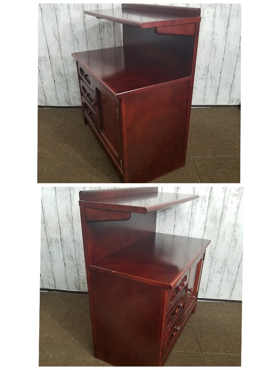 オールドカリモク FURNITURE 天然木 電話台 テレフォンラック オールドカリモク FURNITURE 天然木 電話台 テレフォンラック