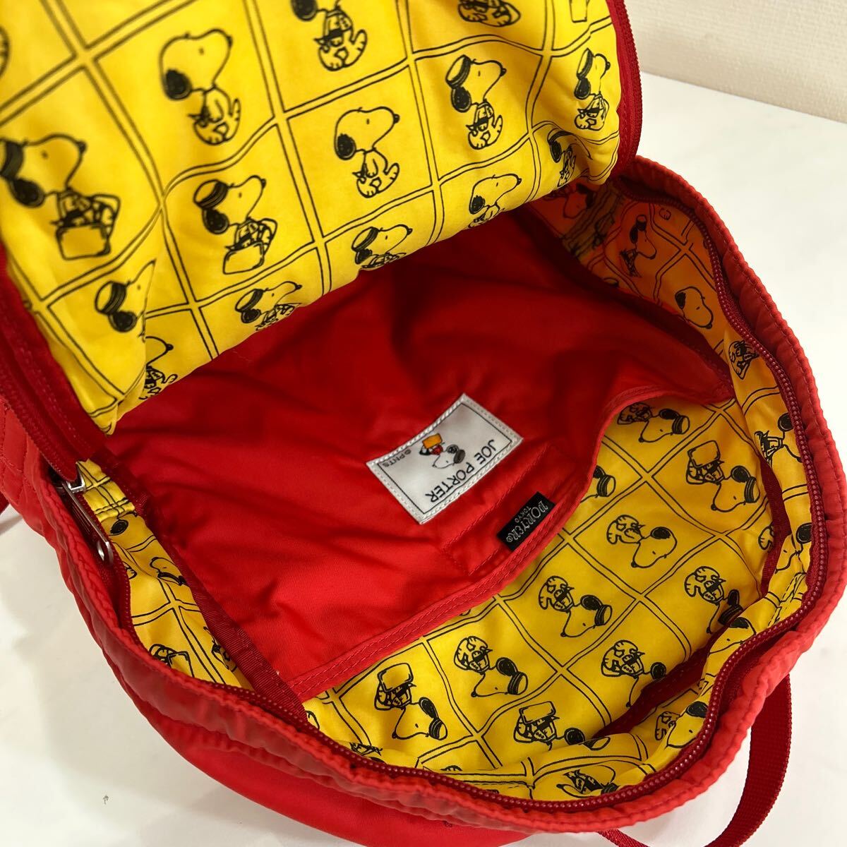 ポーター JOE PORTER snoopyスヌーピー リュック バックパック ポーター JOE PORTER snoopyスヌーピー リュック バックパック