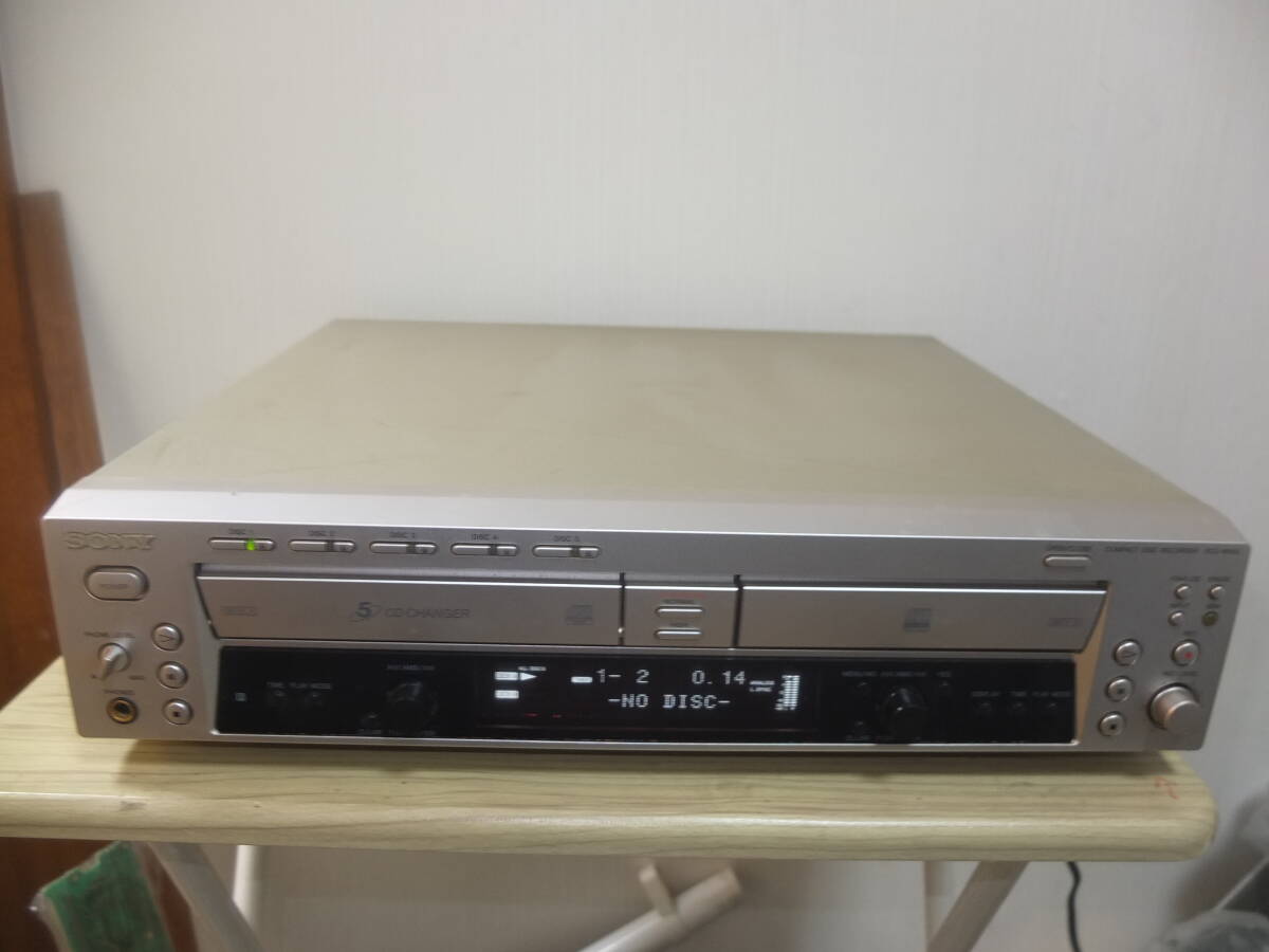 SONY/ソニー RCD-W50C 5枚CDチェンジャー/CDレコーダー 録再OK