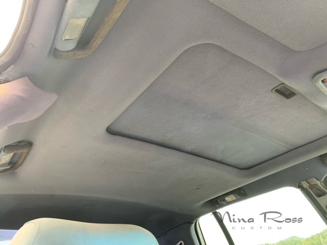 93 94 95 96 キャデラック ブロアム 純正サンルーフASSY ヘッドライナー セット ムーンルーフ 中古_画像4