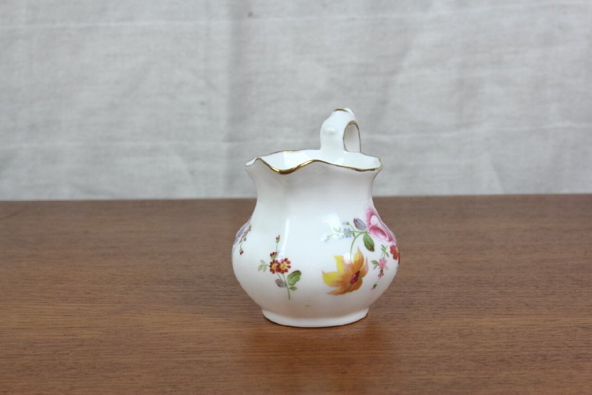  Royal Crown Dubey Англия poji- молоко Jug сливочник цветочный принт роза Royal Crown Derby Vintage 