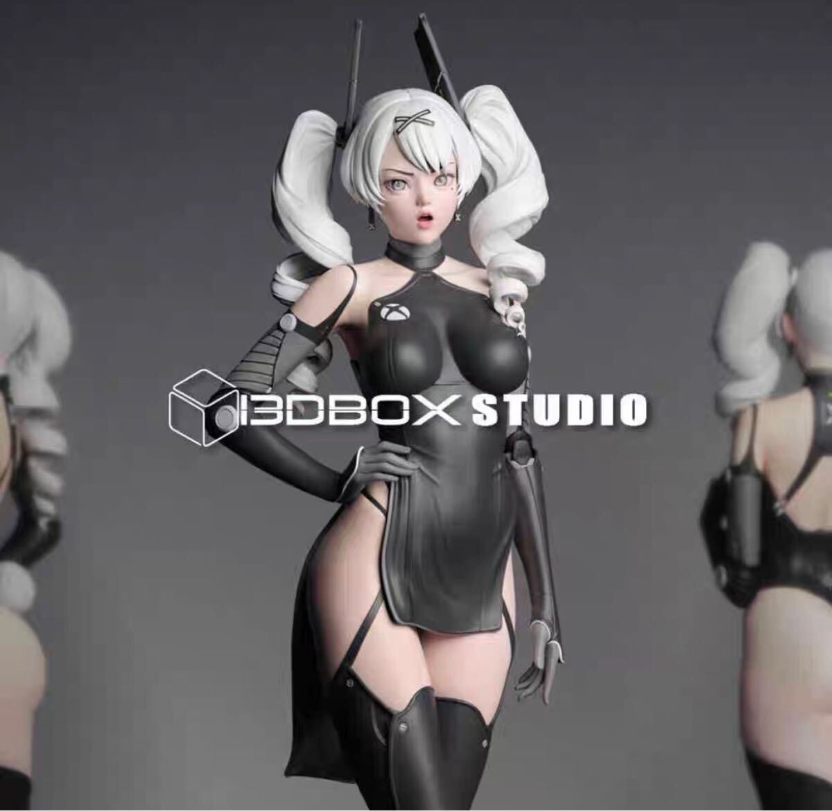 1/6 ガレージキット　未塗装　バニーガールキャラ　アクションフィギュア　30cm