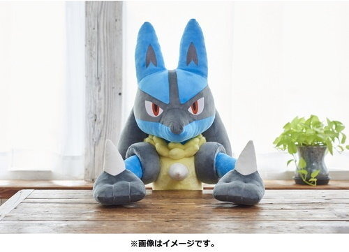 タグ付き美品】等身大 ルカリオ ぬいぐるみ ポケモン 約120cm タグ付き美品】等身大 ルカリオ ぬいぐるみ ポケモン 約120cm