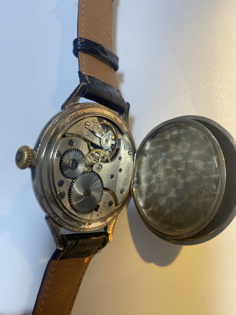 珍品 OMEGA 世界地図 アンティーク 腕時計 自動巻 オールド