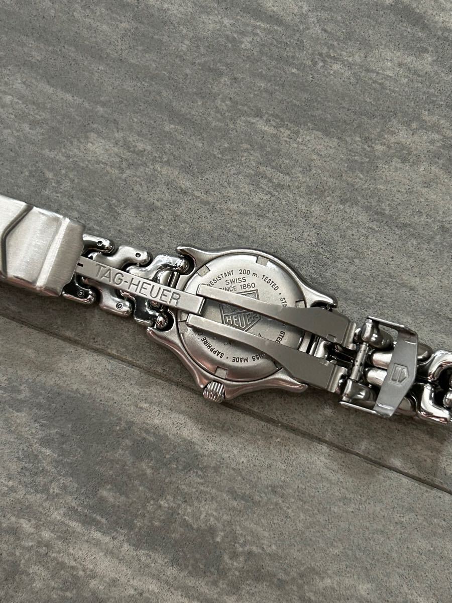  прекрасный товар TAG Heuer TAG Heuer cell Professional 200m WG131A Date голубой циферблат женские наручные часы кварц работа средний 