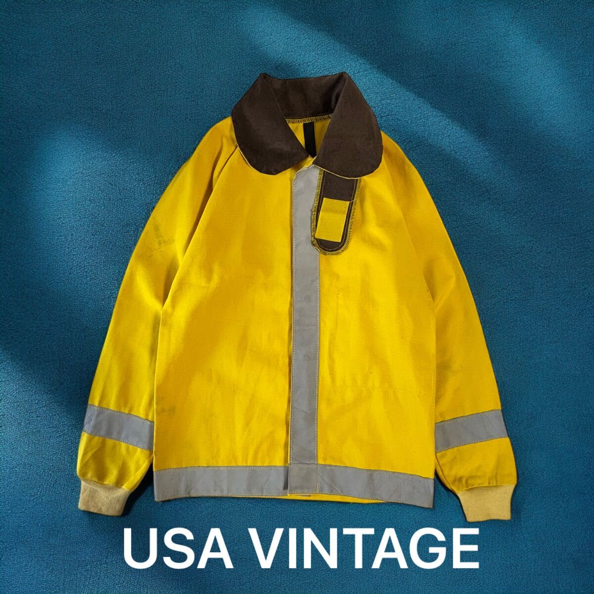 輸入 古着 USA VINTAGE ファイヤーマン ジャケット リフレクター 輸入 古着 USA VINTAGE ファイヤーマン ジャケット リフレクター