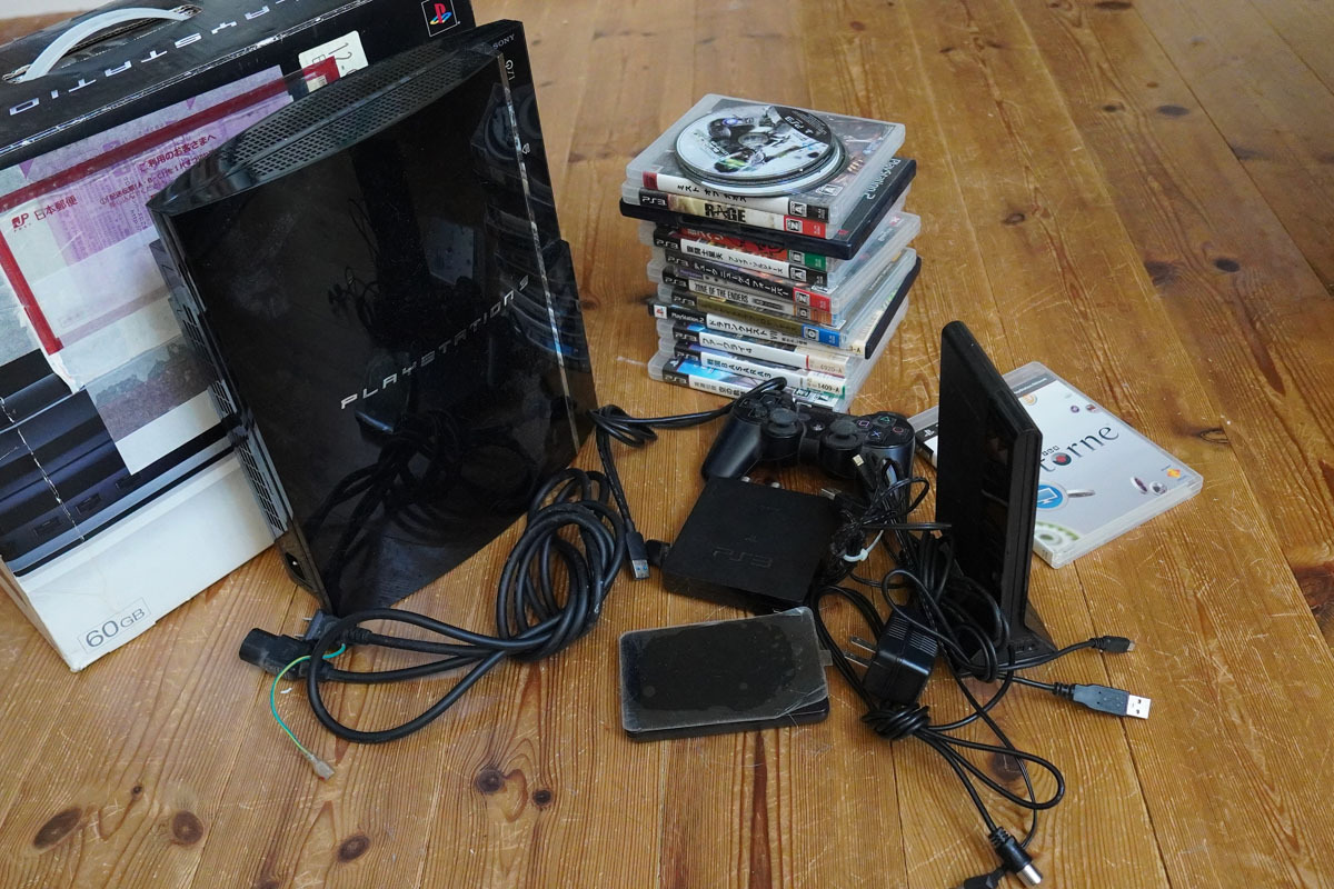 Play Station3 初期型 CECHA00 60GB』+『トルネ』+『モバイルHDD Play Station3 初期型 CECHA00 60GB』+『トルネ』+『モバイルHDD
