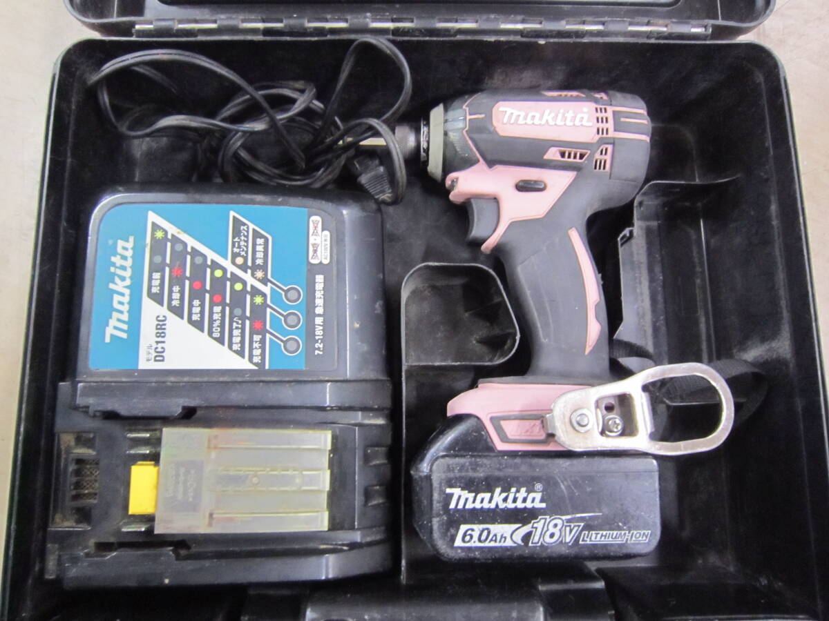 makita マキタ 18V充電式 インパクトドライバー TD149D　ピンク