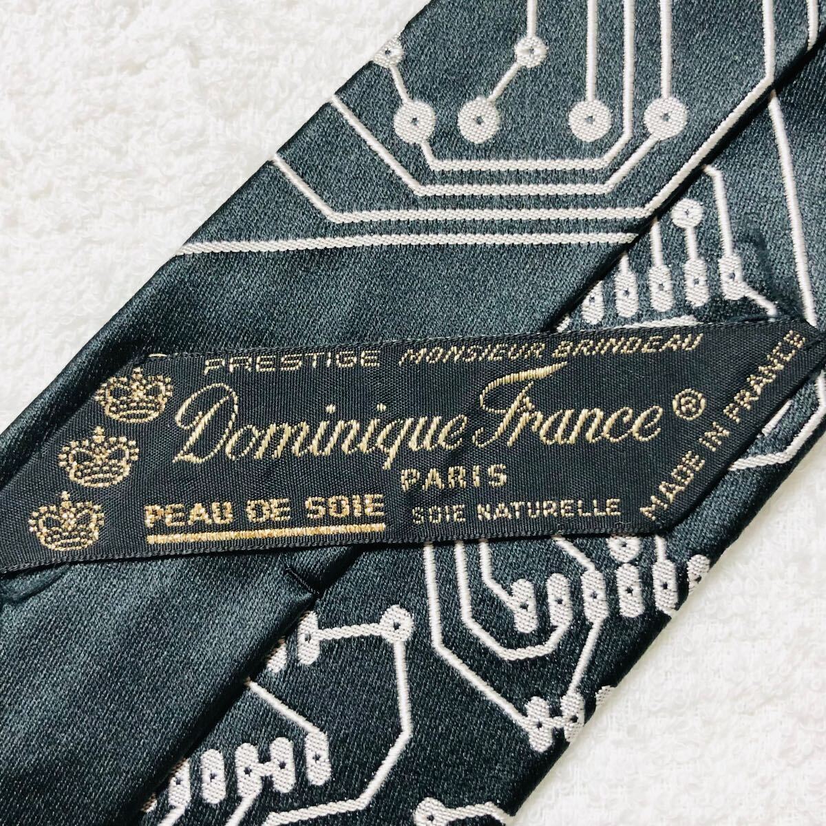 美品 Dominique France ドミニクフランス ネクタイ 半導体 IC 美品 Dominique France ドミニクフランス ネクタイ 半導体 IC