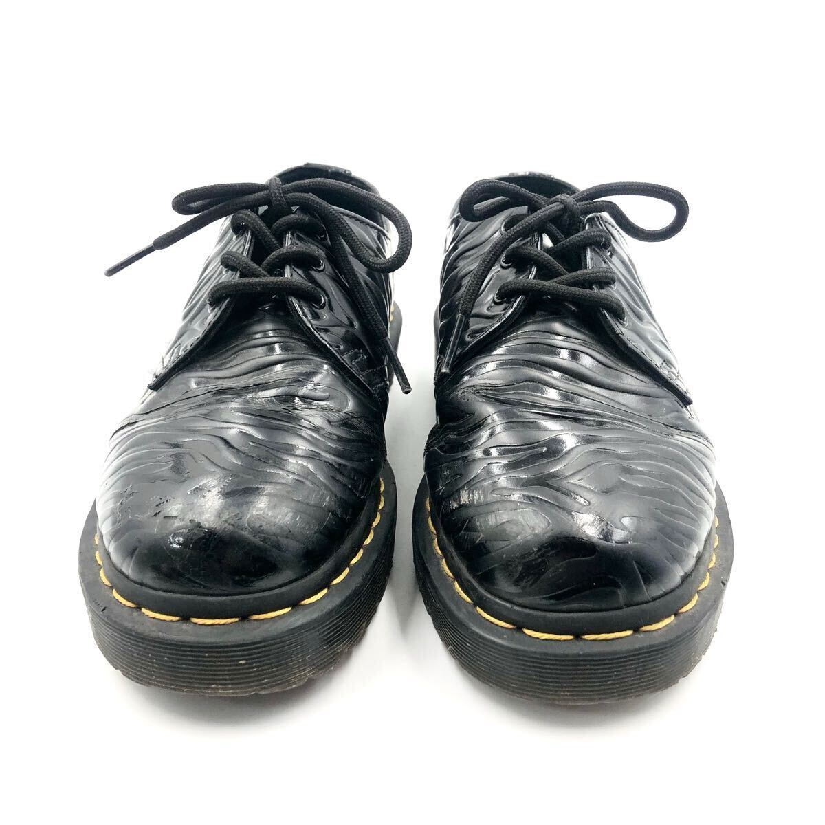 美品 Dr Martens ドクターマーチン ゼブラエンボス 3ホール 美品 Dr Martens ドクターマーチン ゼブラエンボス 3ホール