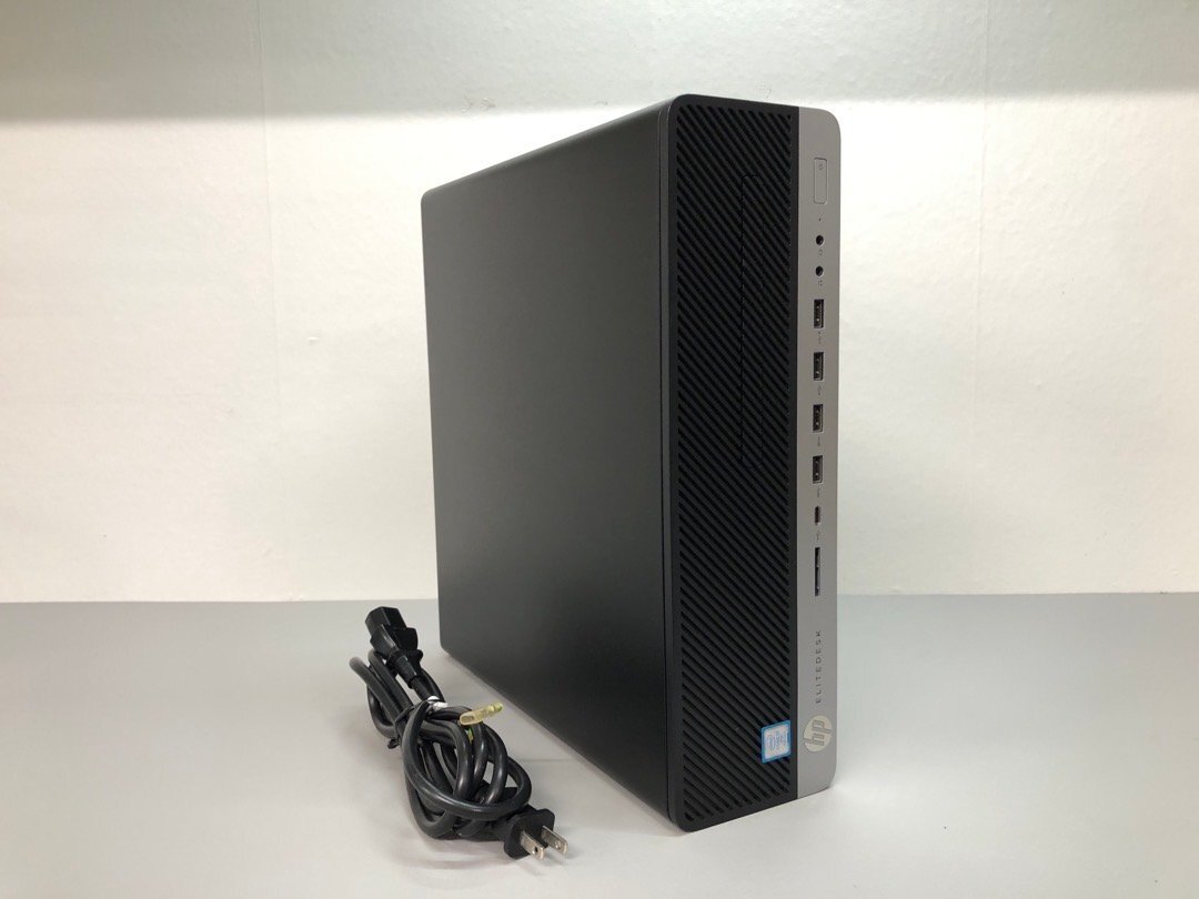 【hp】EliteDesk 800 G3 SFF Corei7-7700 16GB SSD256GB NVIDIA GeForce GT730 DVDマルチ Windows11Pro 中古デスクトップパソコン