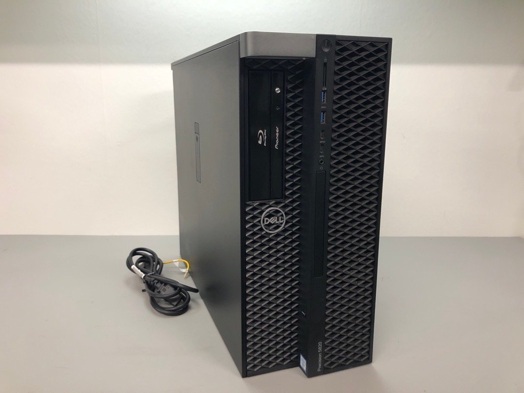 【DELL】Precision 5820 Tower Xeon W-2145 メモリ128GB SSD1TB NVMe NVIDIA GeForce GTX 1080 Windows10Pro for WS 中古デスクトップPC