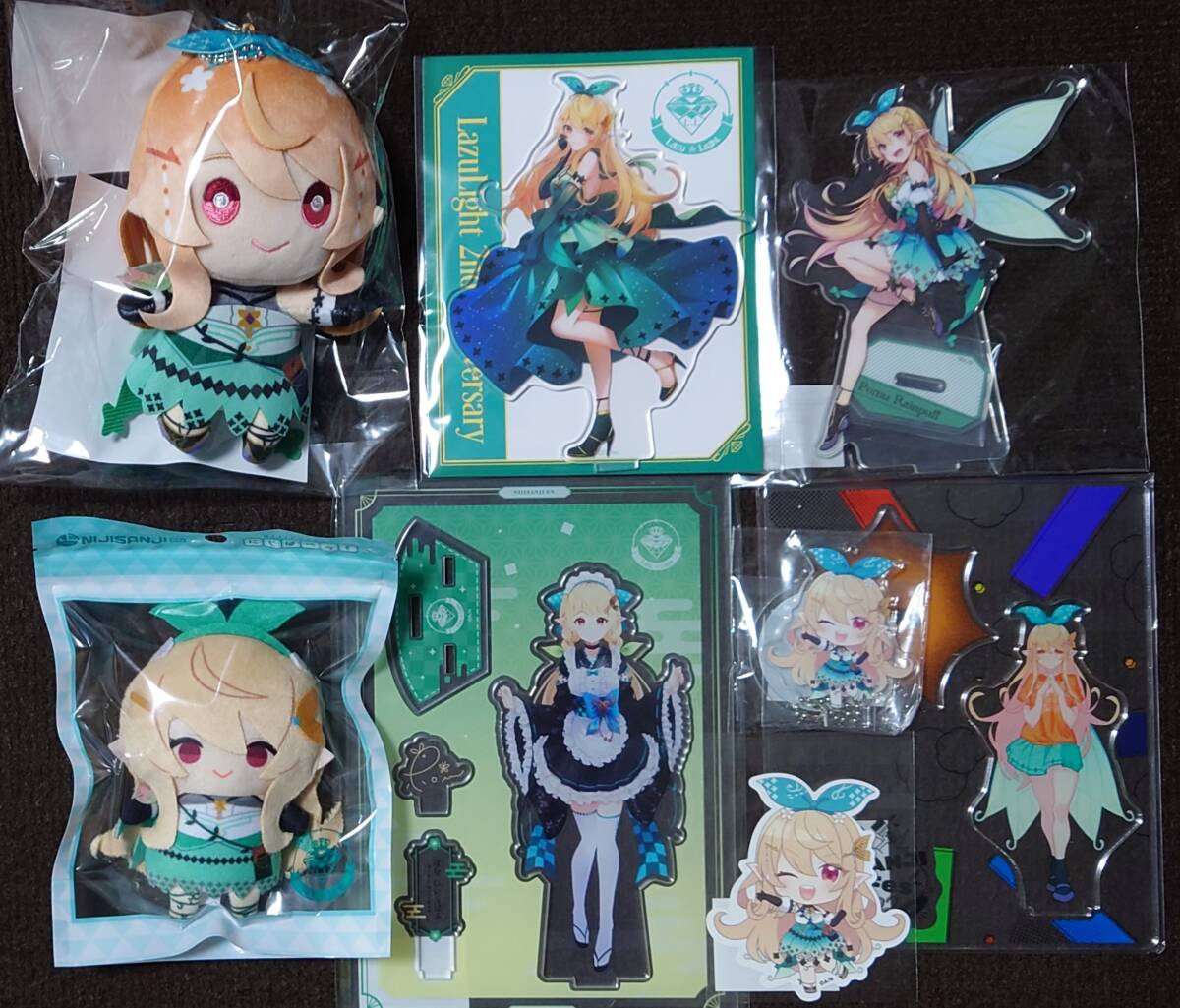 にじさんじEN ぽむ れいんぱふ グッズ セット NIJISANJI EN Pomu Rainpuff