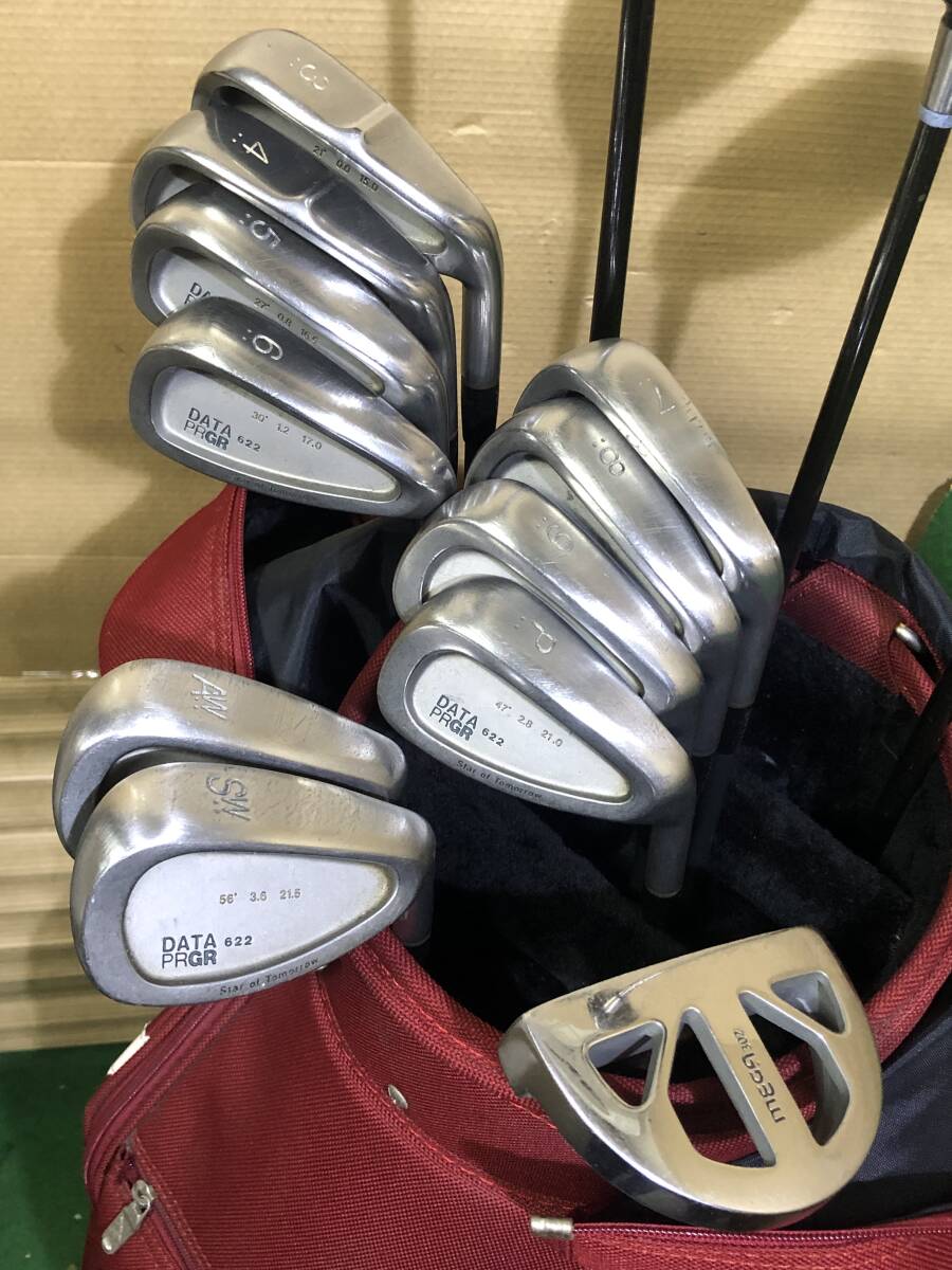 ☆中古ゴルフクラブセット☆PRGR DATA プロギア 14本組〔4767〕※PT/BGは他メーカー