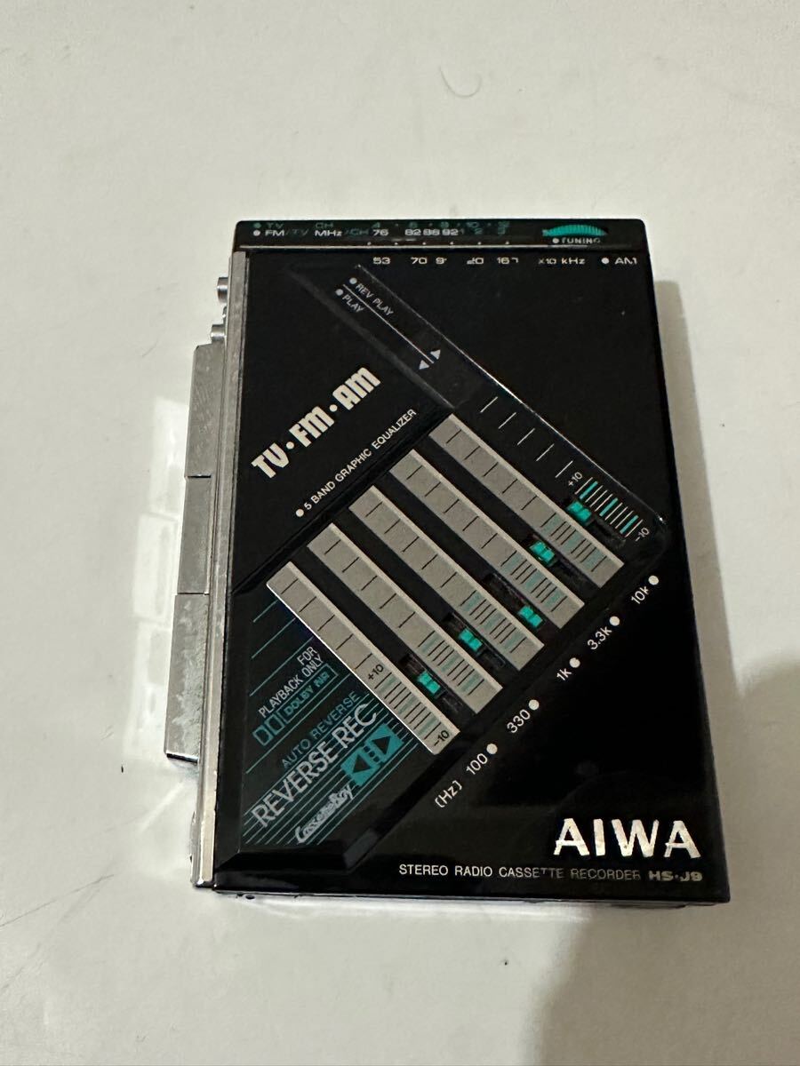 ジャンク AIWA HS-J9 カセットボーイ TV/AM/FM カセットプレーヤー ジャンク AIWA HS-J9 カセットボーイ TV/AM/FM カセットプレーヤー