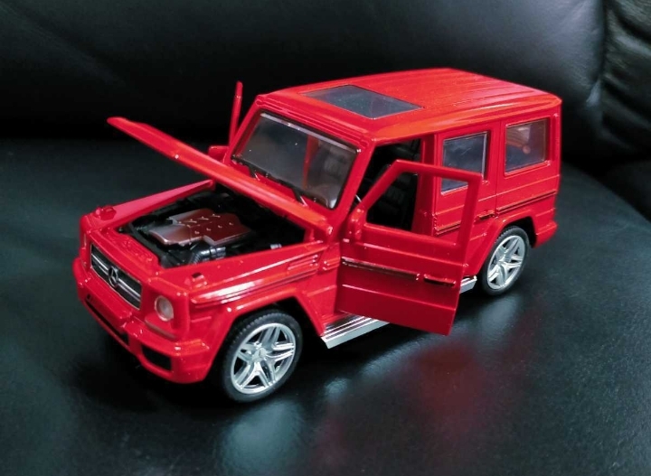  доставка внутри страны Mercedes Benz красный G65 AMG 1/32 gelaende G Class W463 G55 G63 G500 звук свет литье под давлением миникар 