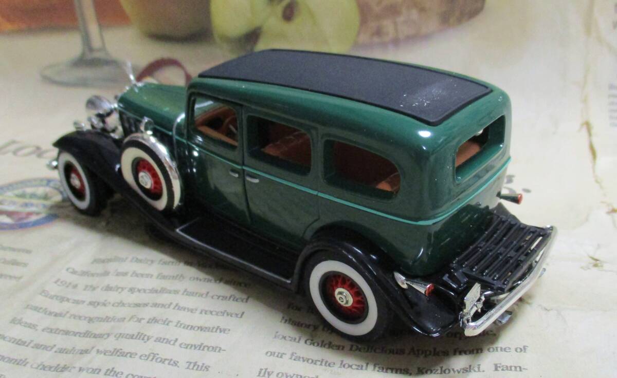 ★レア絶版*Signature Models*1/32*1932 Cadillac Fleetwood Sedan グリーン≠フランクリンミント