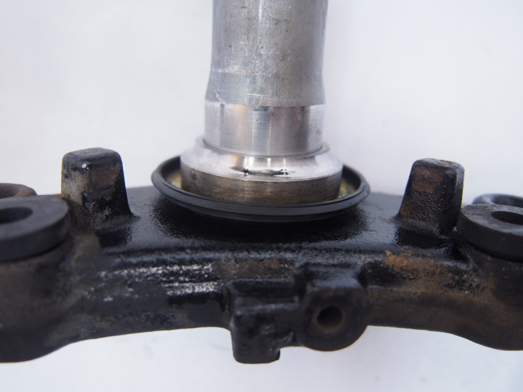 CL400純正ステムsetトップブリッジ.アンダーブラケットNC38削れ傷なし98年_画像4