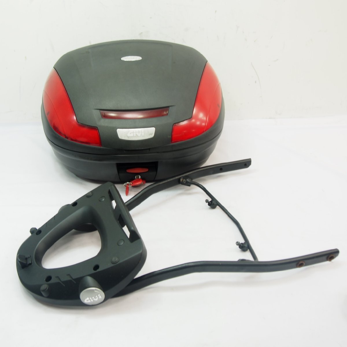 Ninja400R 10-13年 GIVI フィッティング トップケースセット Simply リアボックス リアキャリア キャリヤ ニンジャ400R