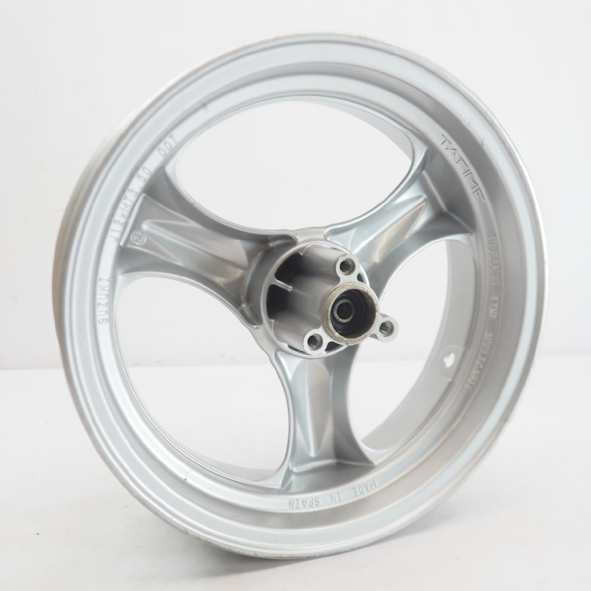 希少スズキ カタナ50 フロントホイール AY50 12x3.50 wheel KATANA AY50WV 54141-35E00-E91スペインスズキ