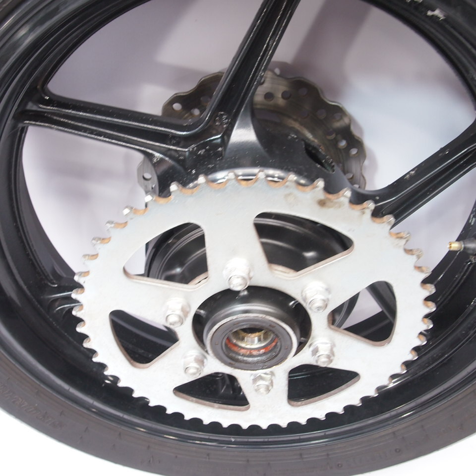ブレなし!ニンジャ400 EX400E-A08 純正リアホイール 14年外し 14-17年 NINJA 650