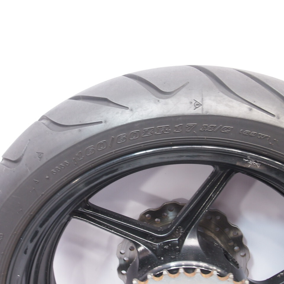 ブレなし!ニンジャ400 EX400E-A08 純正リアホイール 14年外し 14-17年 NINJA 650