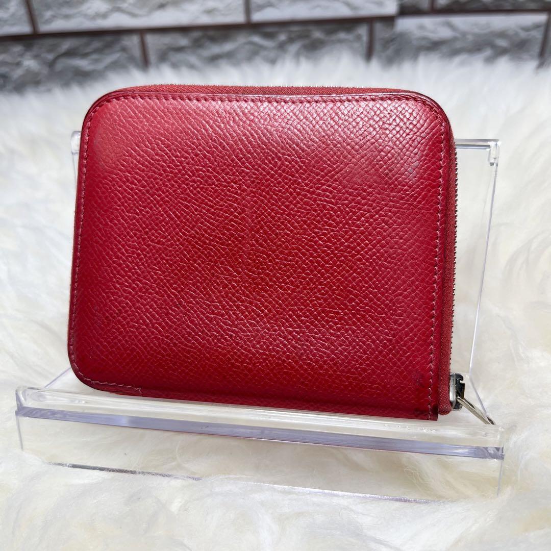 エルメス 財布 アザップ シルクイン コンパクト タイガー レザー レッド エルメス財布アザップシルクインコンパクトタイガーレザーレッド