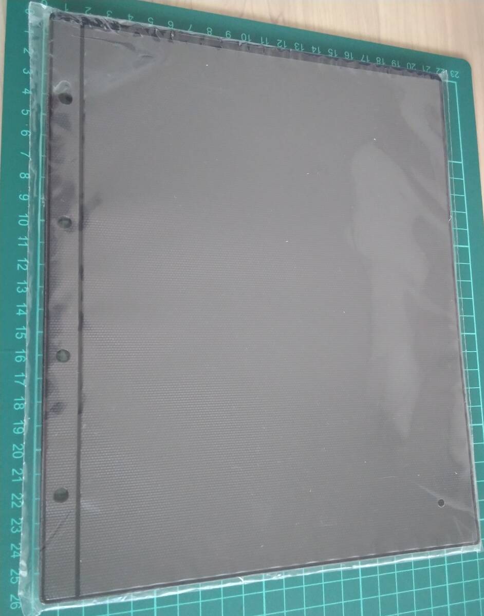 B5型 バインダー用 追加リーフ 1段5袋(50枚) 8ポケット5袋(50枚)の合計100枚 未使用