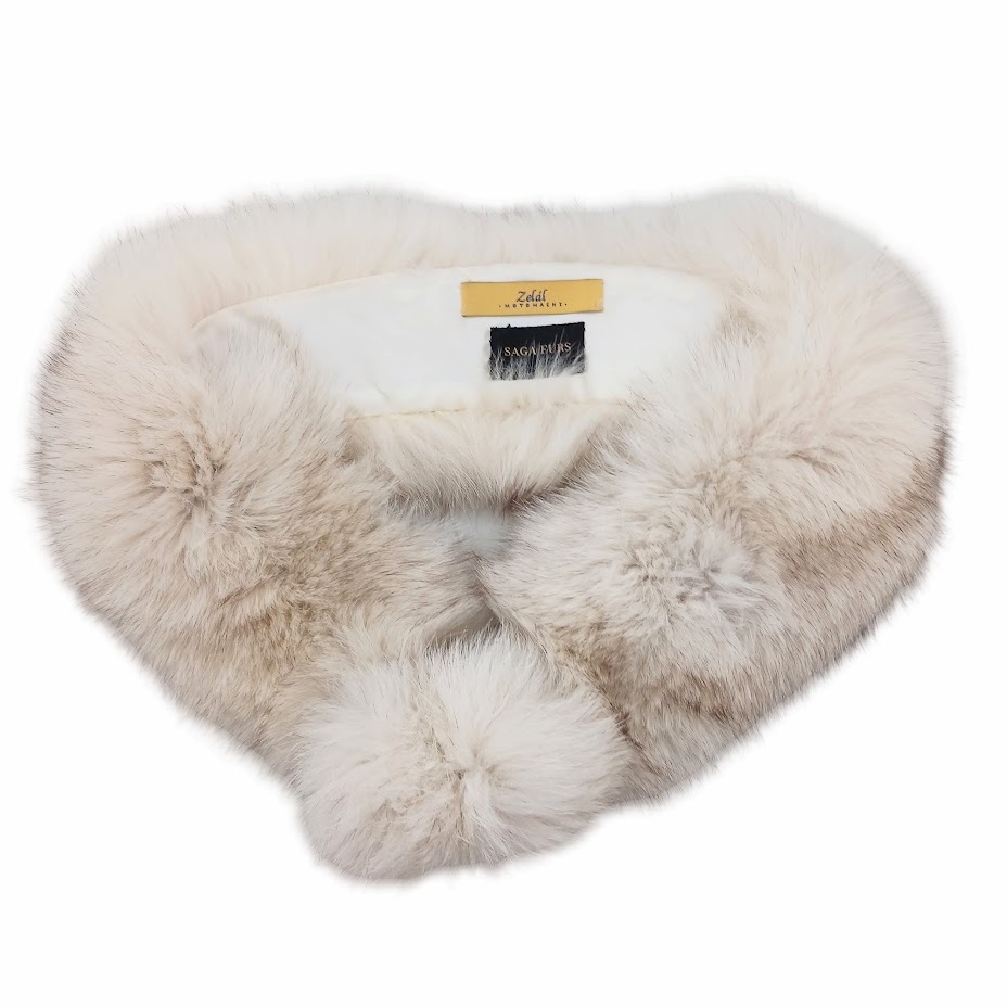 Zelal MOTOMACHI SAGA FURS SAGA FOX ファー ティペット マフラー 成人式