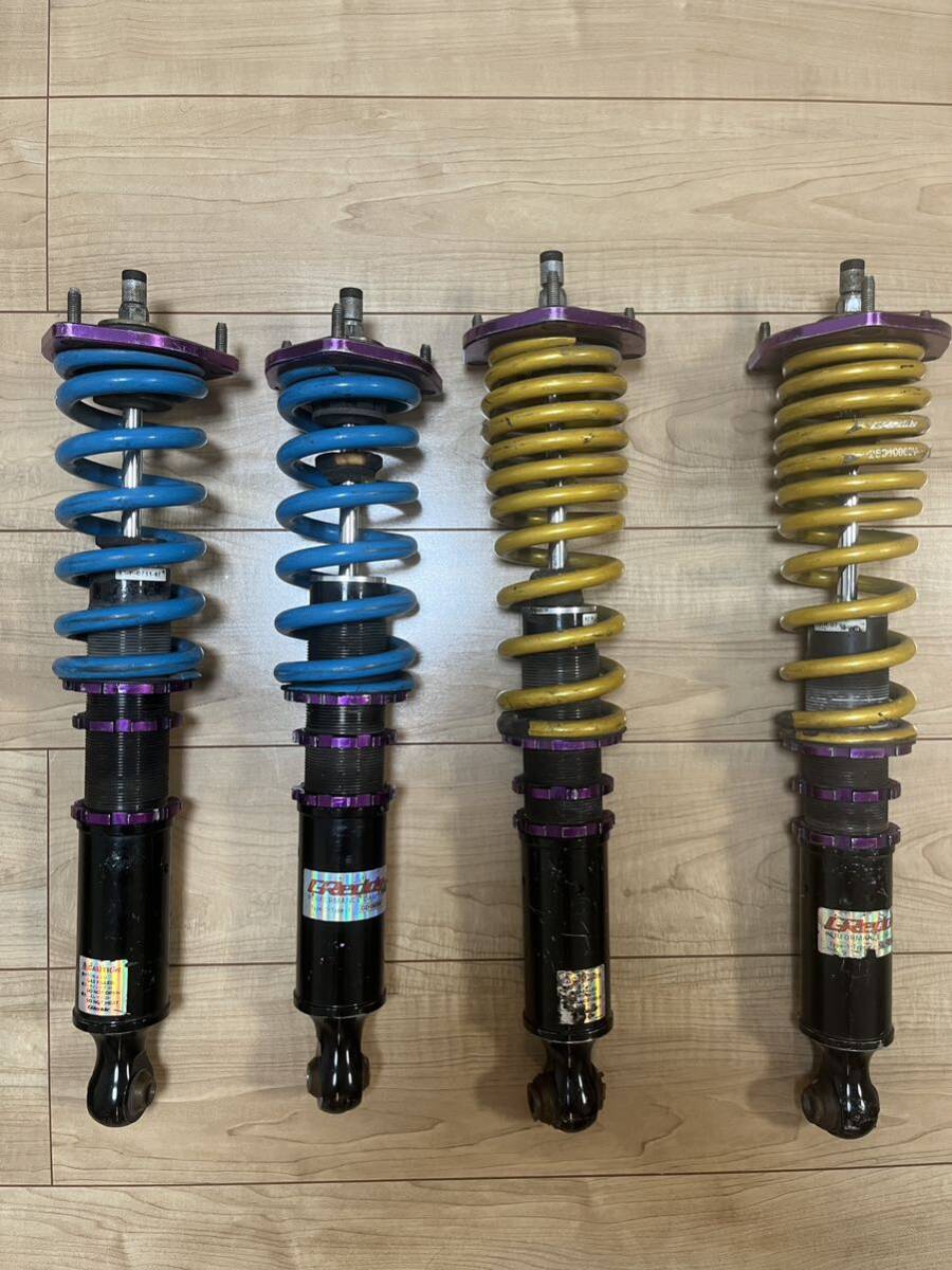 トヨタ チェイサー マークII クレスタJZX100 GX100 Greddy 車高調 GD-06066　prodriue　フルタップ ジャンク品 減衰力調整付