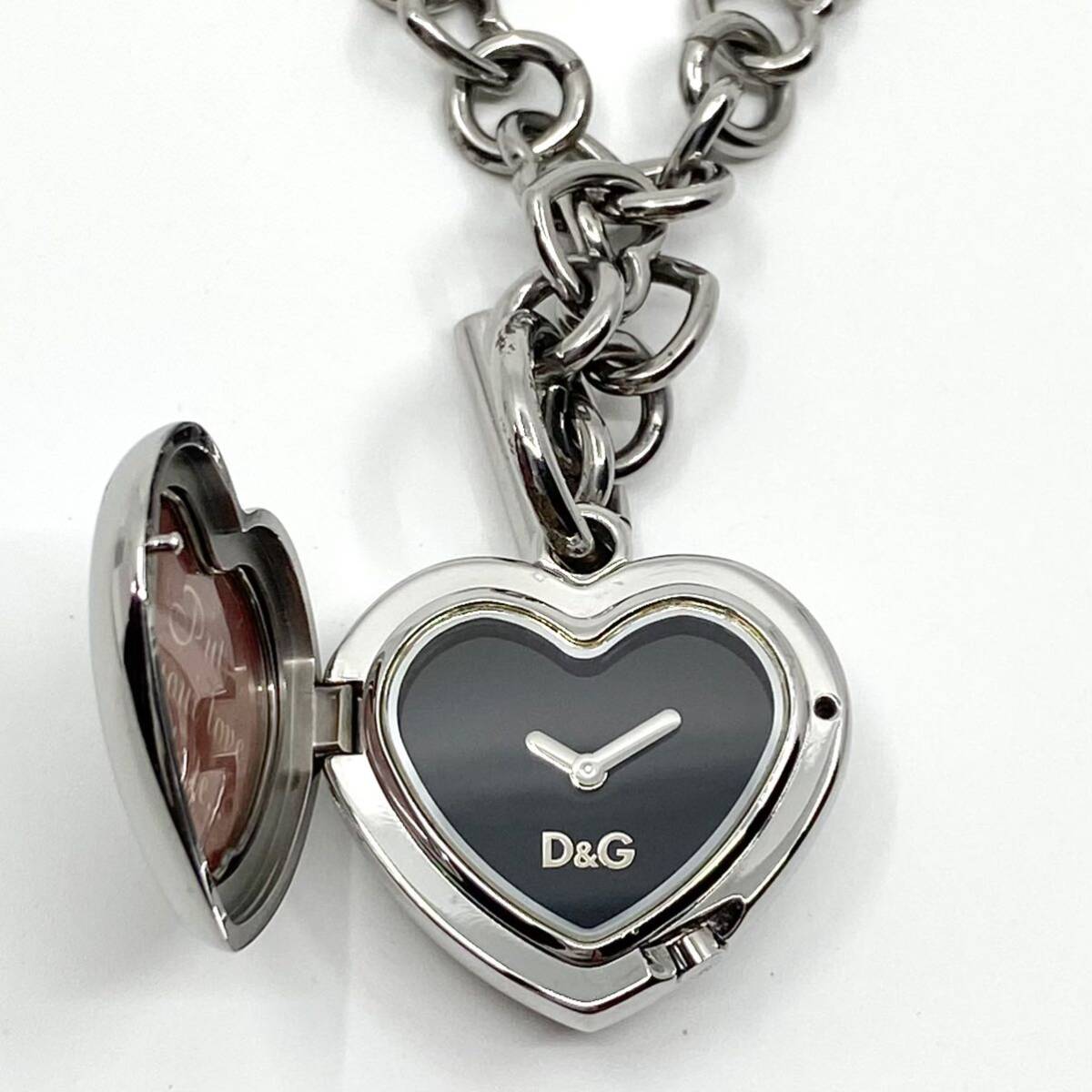 懐中時計 ネックレス DOLCE&GABBANA クォーツ quartz ハート 懐中時計 ネックレス DOLCE&GABBANA クォーツ quartz ハート