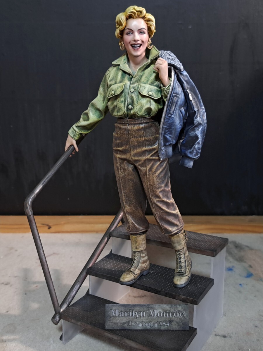 Yahoo!オークション - 1/8 マリリンモンロー(U.S.Oツアー1954 Yahoo!オークション - 1/8 マリリンモンロー(U.S.Oツアー1954