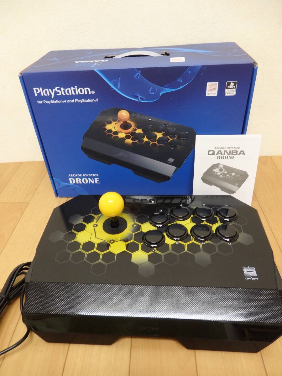 F55-6.10) QANBA DRONE ARCADE JOYSTICK　N2-PS4-01　クァンバ　アーケード ジョイスティック